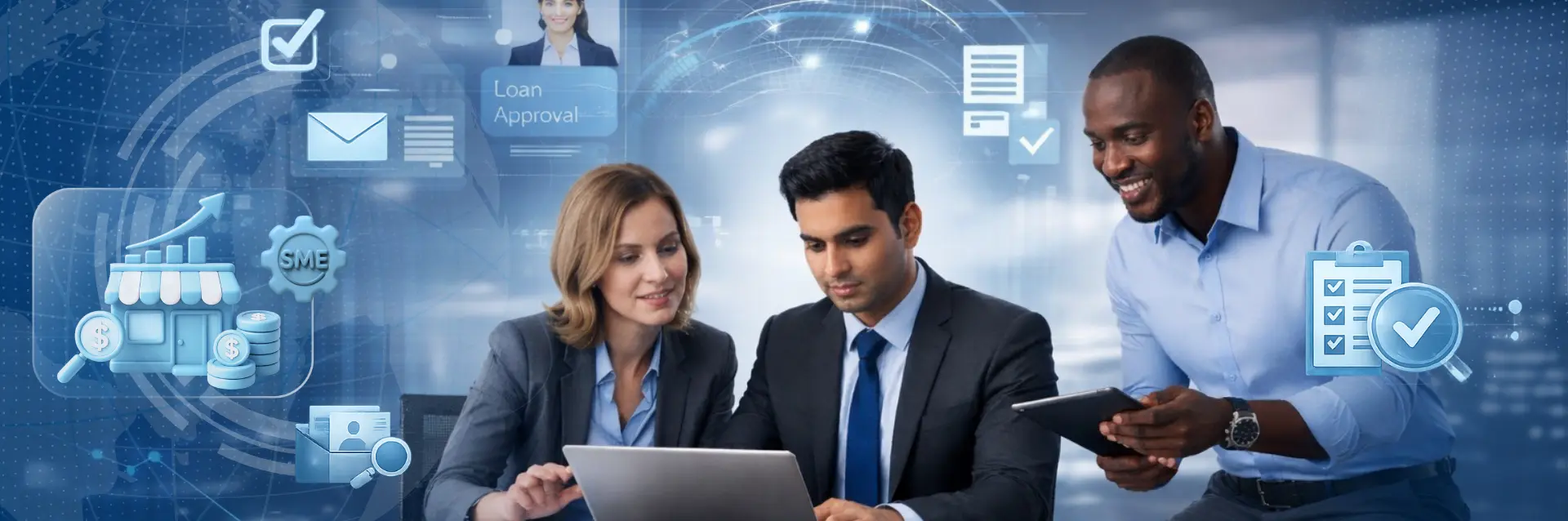 Enabling Faster Loan Approvals and 360° Portfolio Visibility for Small-and-Medium Enterprises